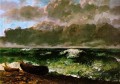 The Stormy Sea or The Wave WBM landscape Gustave Courbet Beach